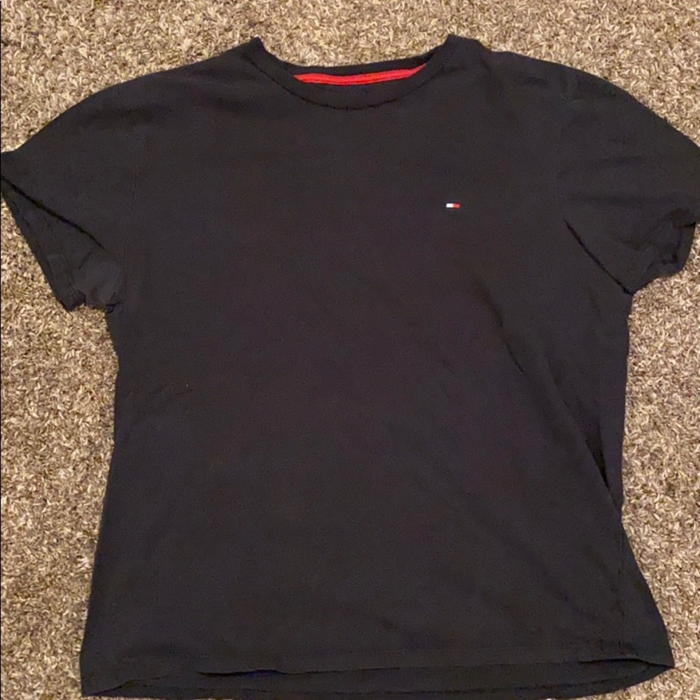 tommy hilfger navy blue t shirt